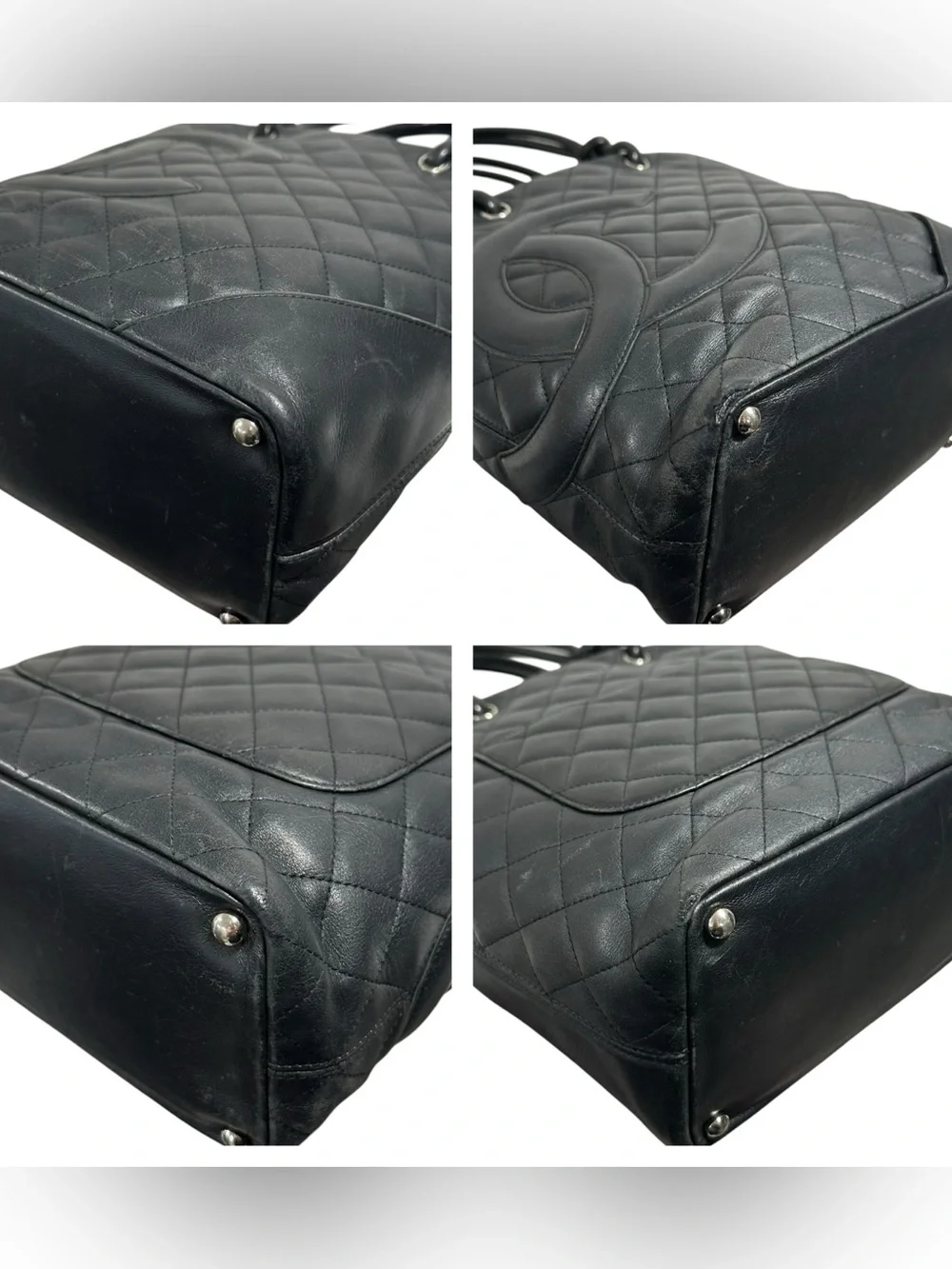 Chanel Black Cambon Quilted Lambskin Leather PM Tote Bucket Bag - Picture 13 of 16